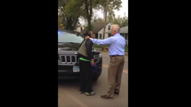 edina police arrest man for walking in the street